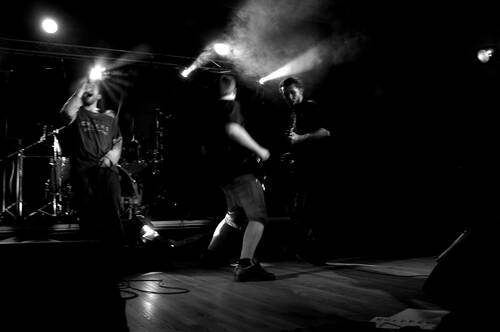 Concert de Nico avec son groupe