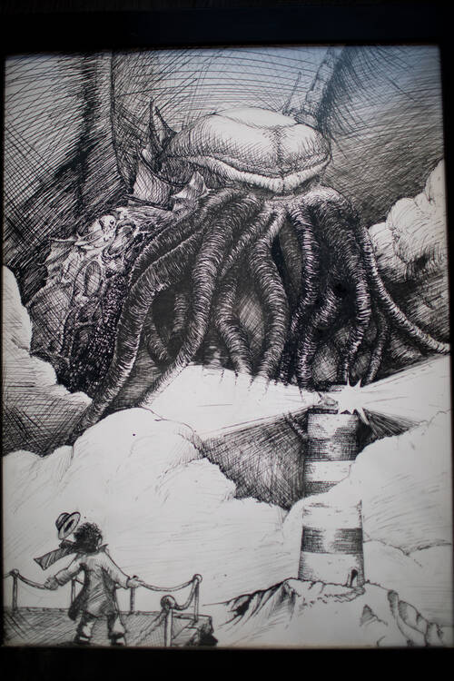 Dessin complet de Cthulhu