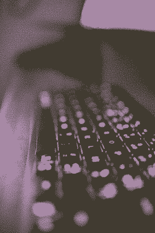 Un clavier allumé