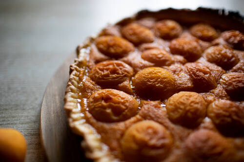 Une tarte aux abricots