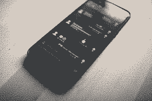 A phone with the Conversation Android app
